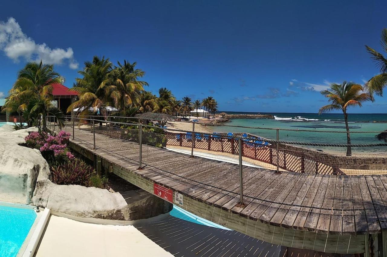 Studio Avec Grande Piscine, Plage Vanille Caraibes Saint-Francois  Exterior photo